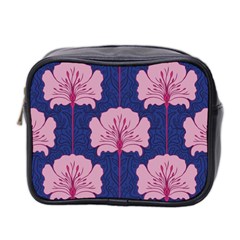 Beautiful Art Nouvea Floral Pattern Mini Toiletries Bag 2-side by NouveauDesign