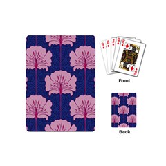 Beautiful Art Nouvea Floral Pattern Playing Cards (mini)  by NouveauDesign
