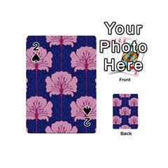 Beautiful Art Nouvea Floral Pattern Playing Cards 54 (mini)  by NouveauDesign