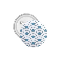 Art Deco Teal White 1 75  Buttons by NouveauDesign