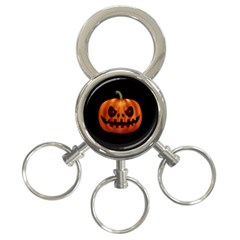 Halloween Pumpkin 3-ring Key Chains
