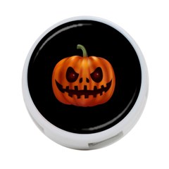 Halloween Pumpkin 4-port Usb Hub (one Side) by Valentinaart