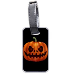 Halloween Pumpkin Luggage Tags (two Sides) by Valentinaart