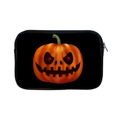 Halloween Pumpkin Apple Ipad Mini Zipper Cases by Valentinaart