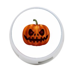 Halloween Pumpkin 4-port Usb Hub (one Side) by Valentinaart
