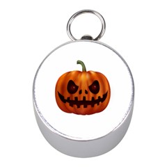 Halloween Pumpkin Mini Silver Compasses by Valentinaart