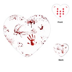 Massacre  Playing Cards (heart)  by Valentinaart