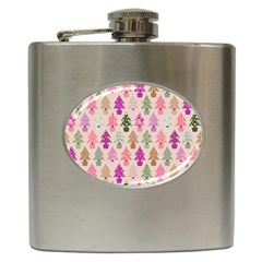 Christmas tree pattern Hip Flask (6 oz)