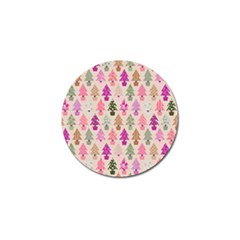 Christmas Tree Pattern Golf Ball Marker by Valentinaart