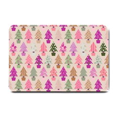 Christmas tree pattern Small Doormat 