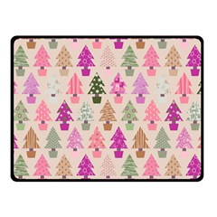 Christmas tree pattern Fleece Blanket (Small)