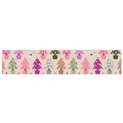 Christmas tree pattern Flano Scarf (Small)