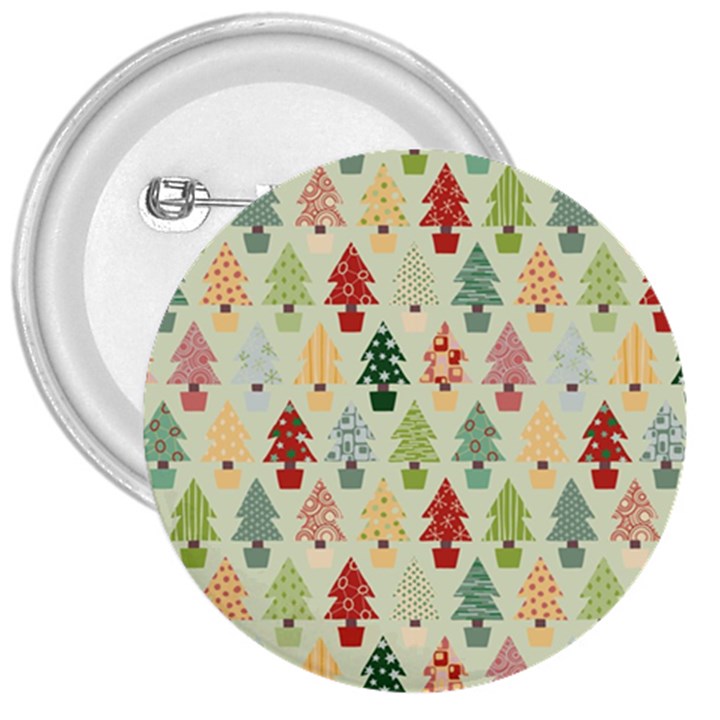 Christmas tree pattern 3  Buttons