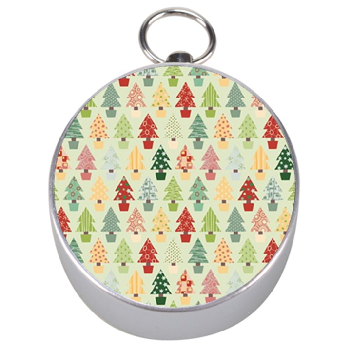 Christmas tree pattern Silver Compasses