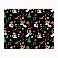 Christmas Pattern Small Glasses Cloth (2-side) by Valentinaart