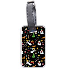 Christmas Pattern Luggage Tags (two Sides)