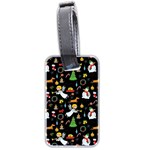 Christmas pattern Luggage Tags (Two Sides) Front