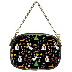 Christmas Pattern Chain Purses (one Side)  by Valentinaart