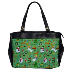 Christmas Pattern Office Handbags by Valentinaart