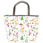 Christmas pattern Bucket Bags Front