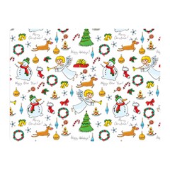 Christmas pattern Double Sided Flano Blanket (Mini) 