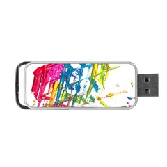 No 128 Portable Usb Flash (one Side) by AdisaArtDesign