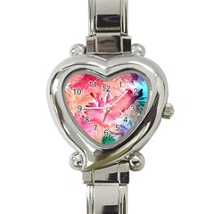 No Heart Italian Charm Watch by AdisaArtDesign