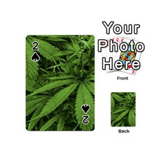 Marijuana Plants Pattern Playing Cards 54 (Mini) 
