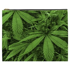 Marijuana Plants Pattern Cosmetic Bag (XXXL) 