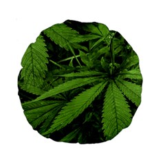 Marijuana Plants Pattern Standard 15  Premium Round Cushions