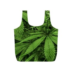 Marijuana Plants Pattern Full Print Recycle Bags (S) 