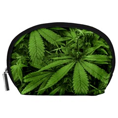 Marijuana Plants Pattern Accessory Pouches (Large) 