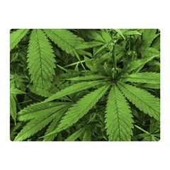 Marijuana Plants Pattern Double Sided Flano Blanket (Mini) 