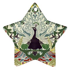 Art Nouveau Peacock Ornament (star) by NouveauDesign