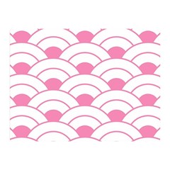 art deco shell pink white Double Sided Flano Blanket (Mini) 