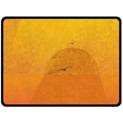 Sunset Double Sided Fleece Blanket (large)  by berwies