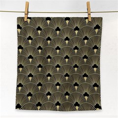 Art Deco Fan Pattern Face Towel by NouveauDesign