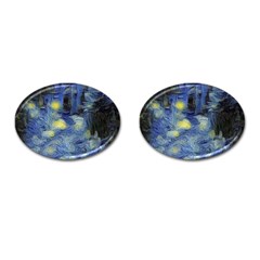 Van Gogh Inspired Cufflinks (oval) by NouveauDesign