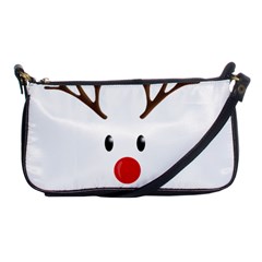 Cute Reindeer  Shoulder Clutch Bags by Valentinaart