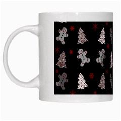 Ginger Cookies Christmas Pattern White Mugs by Valentinaart