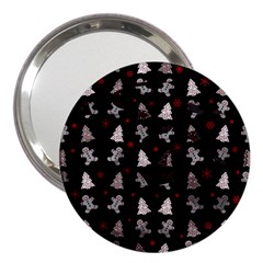 Ginger Cookies Christmas Pattern 3  Handbag Mirrors