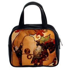 Alfons Mucha   Fruit Classic Handbags (2 Sides) by NouveauDesign