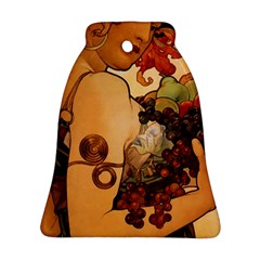 Alfons Mucha   Fruit Bell Ornament (two Sides) by NouveauDesign