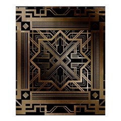 Gold Metallic And Black Art Deco Shower Curtain 60  X 72  (medium)  by NouveauDesign