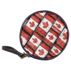 Canadian Flag Motif Pattern Classic 20-cd Wallets by dflcprints