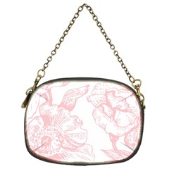 Vintage Pink Floral Chain Purses (one Side)  by NouveauDesign