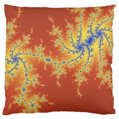 Fractals Large Cushion Case (two Sides) by NouveauDesign