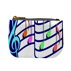 Music Note Tone Rainbow Blue Pink Greeen Sexy Mini Coin Purses by Mariart