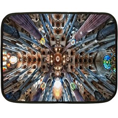 Iron Glass Space Light Fleece Blanket (mini) by Mariart