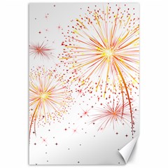 Fireworks Triangle Star Space Line Canvas 12  X 18   by Mariart